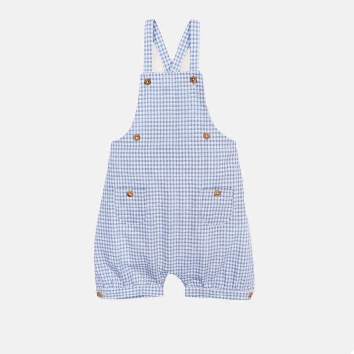 Blue Gingham Jumpsuit