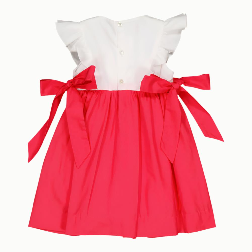 Two-tone Smocked Dress