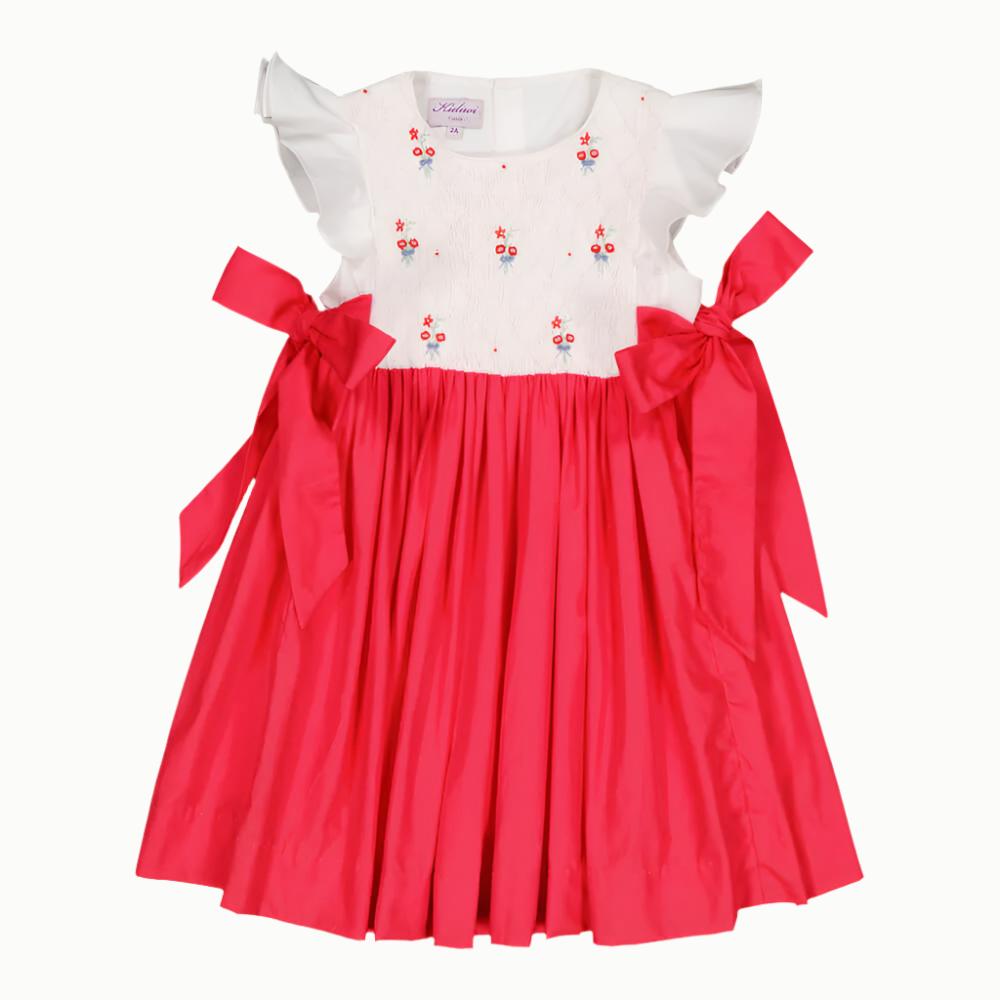 Two-tone Smocked Dress