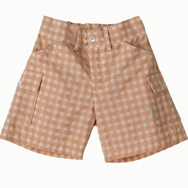 premium European boys gingham shorts