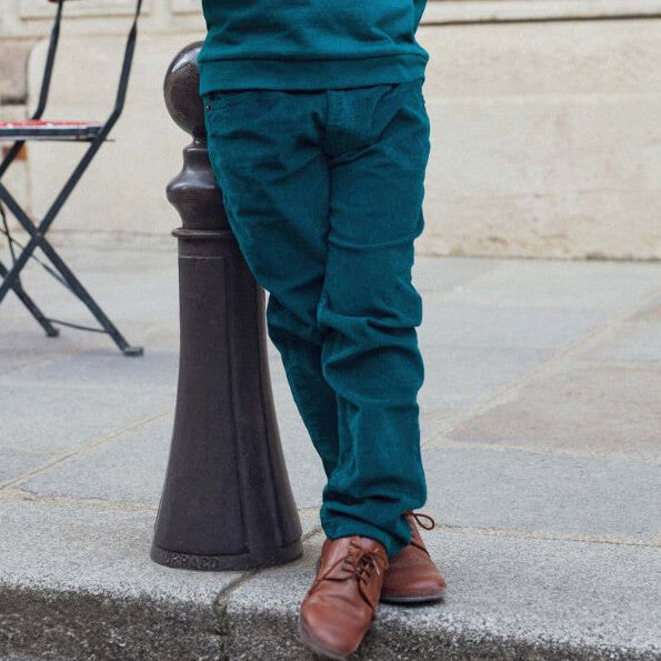 Emerald Green Corduroy Pants