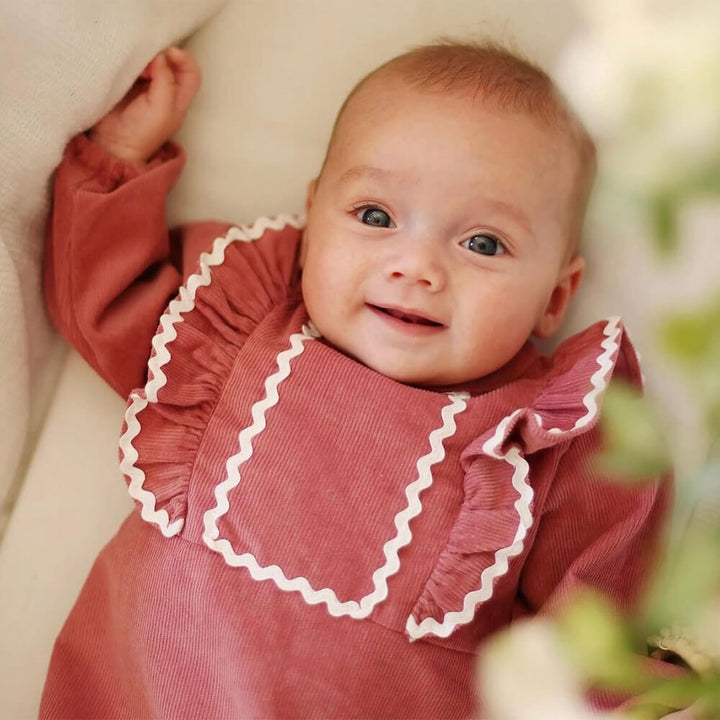 Pink Corduroy Jumpsuit